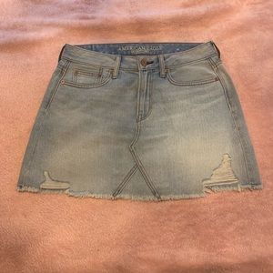 American eagle denim skirt